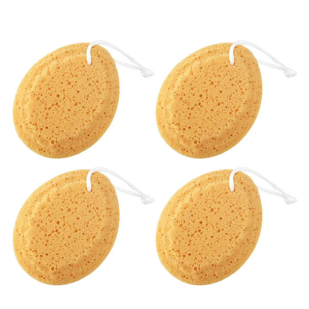 

4 Pcs Bath Sponge Cleaning Sponges Household Shower Exfoliator Adult Universal Baby