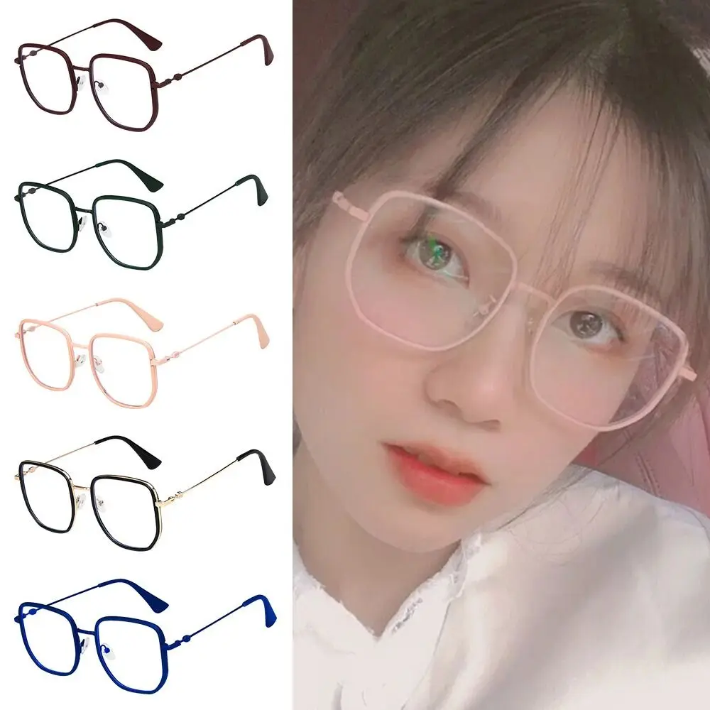 

Men Women Cute Classic Office Square Frame Eyewear Computer Goggles Spectacles Eyeglasses Anti-blue Light Glasses