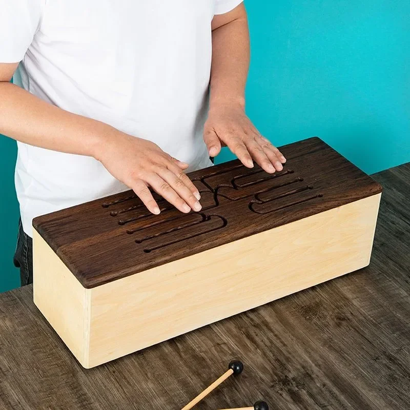 Барабан из цельной древесины с 10 тембрами профессиональные барабаны для детей