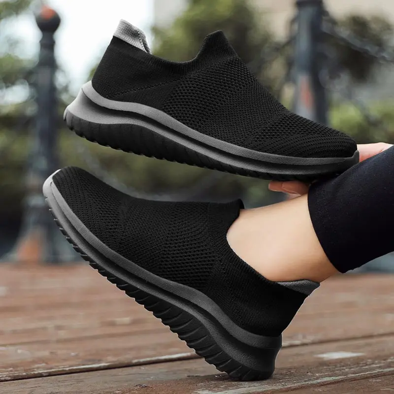 

Strapless women sports tennis shoes sport running gray Elastic laces sister tenid loafersy mesh sneakers top quality