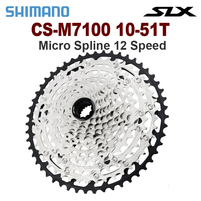 Кассета Shimano Deore SLX M7100 горный велосипед 12 Скоростей 10-51T S