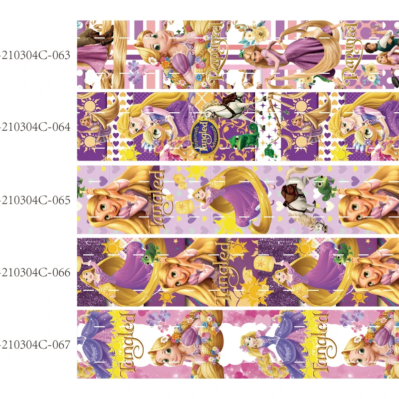 

Материал брелока 25 мм 38 мм корсажная лента с принтом Принцессы Диснея