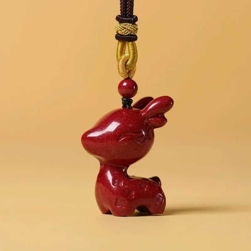 Модное ожерелье с подвеской Cinnabar из нефрита брелок ювелирные изделия китайский