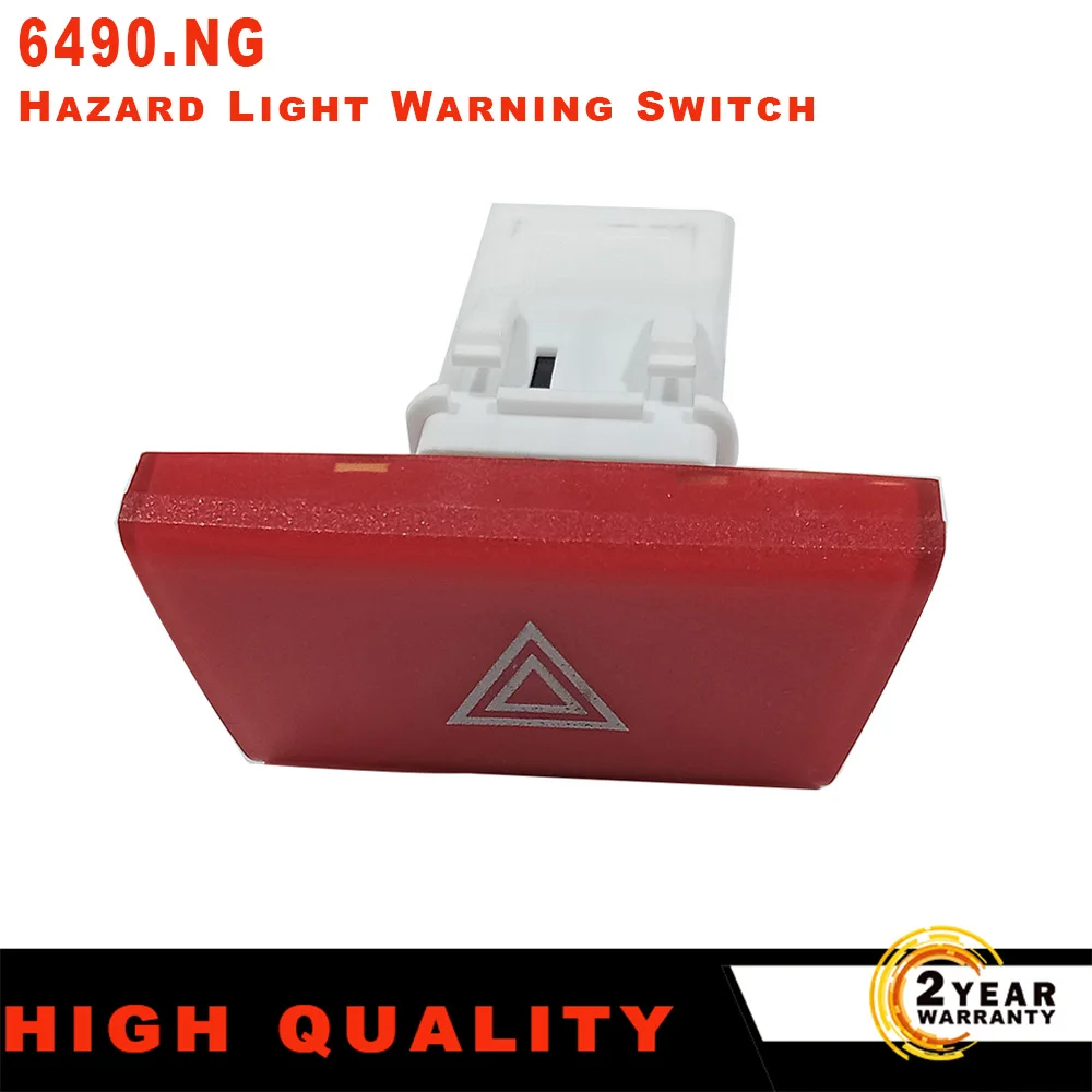 

6490.NG 6490 NG 6490NG автомобильный индикатор аварийной опасности, предупреждающий выключатель, красная кнопка для Toyota Aygo Mk1 Peugeot 107 Citroen C1