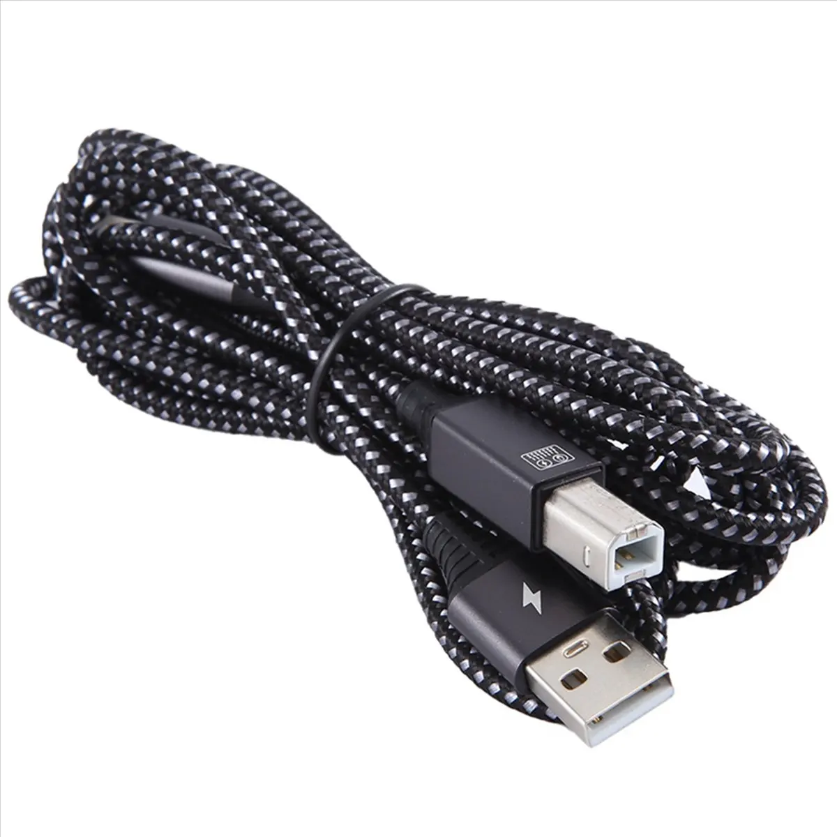 Фото Кабель USB DTC5 2-в-1: USB-C на MIDI, USB Type-C на USB-B MIDI-кабель для музыкальных инструментов, пианино, MIDI-клавиатур №3
