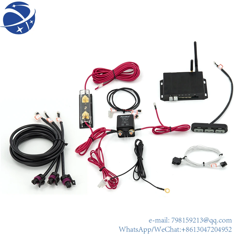 

Universal air ride suspension Electronic control system with pressure sensor Support Bluetooth-compatibl remote and wire control