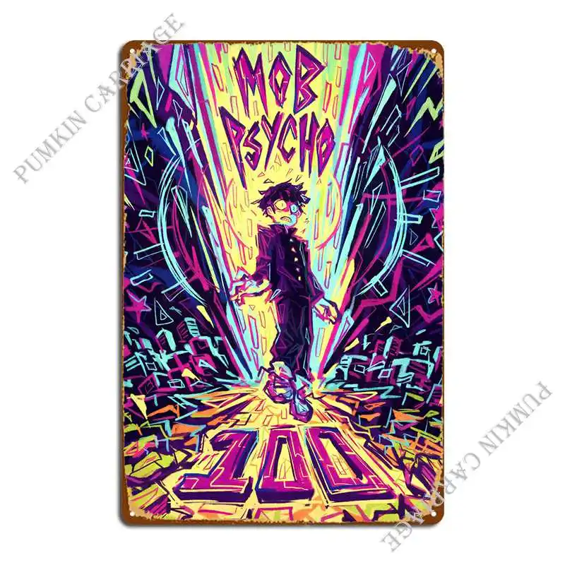 

Мобильный психоделический металлический знак 100, фотопечать, роспись, дизайнерский оловянный плакат