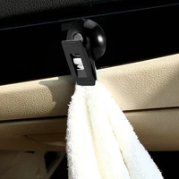 2pcs car interior window clip sucker removable holder for sunshade towel ticket curtain mount black suction cap clip plastic