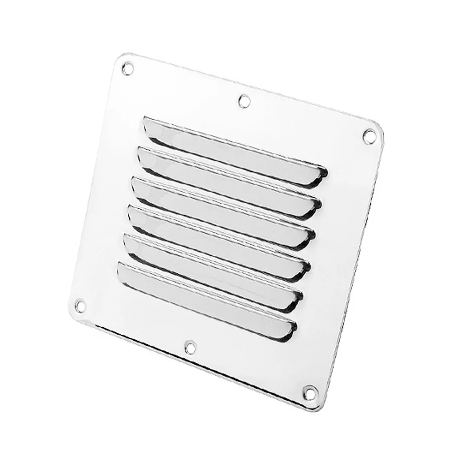 Marine Grade Stainless Steel 316 Boat Marine Square Air Vent Louver Vent Grille Ventilation Louvered Ventilator Grill Cover