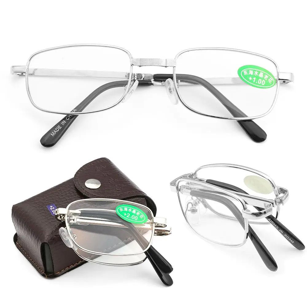 

Бифокальные складные очки унисекс для пожилых с диоптриями + 1,00 ~ + 4,0