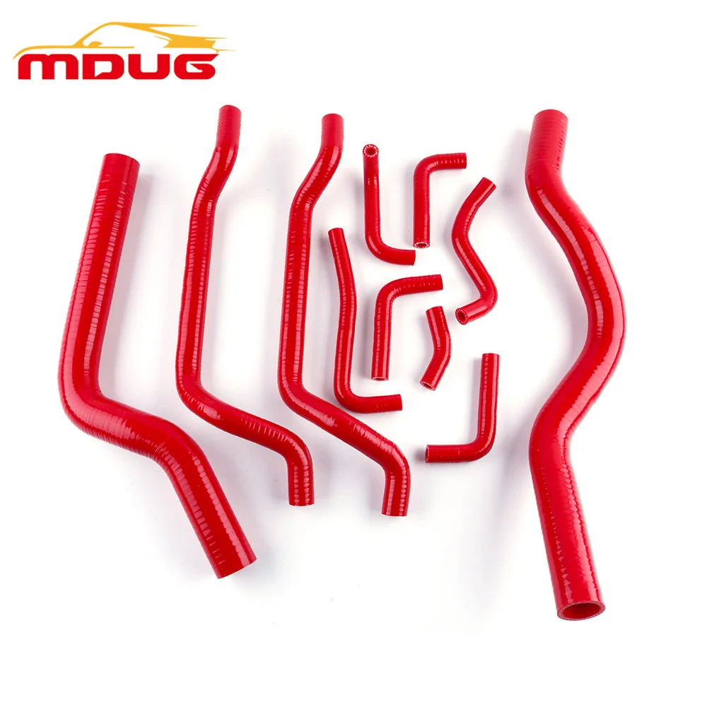 Фото Комплект силиконовых шлангов радиатора MDUG (11 шт.) для Mitsubishi Eclipse DSM 1G 2.0T 4G63T 1990-1994 гг. №1