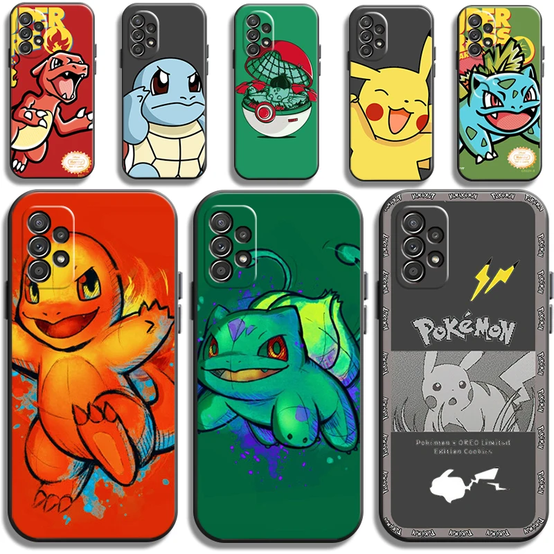 

Pokemon Pikachu Phone Cases For Samsung Galaxy S20 FE S20 Lite S8 Plus S9 Plus S10 S10E S10 Lite M11 M12 Carcasa Coque Funda