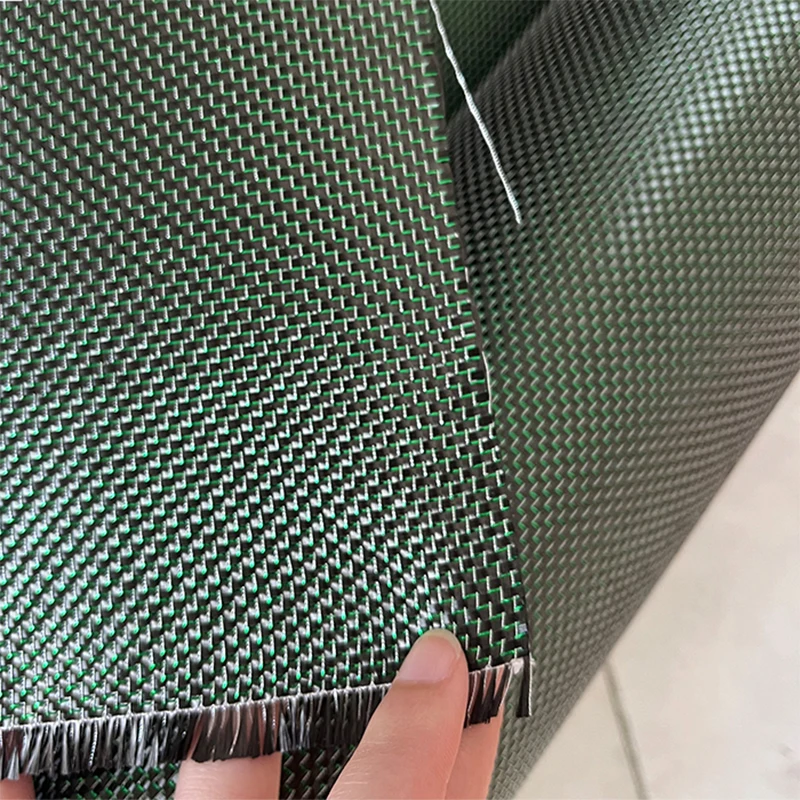 

Kafu3k gold and silver wire twill green two-line car motorcycle modified helmet wrapping decorative carbon fiber cloth