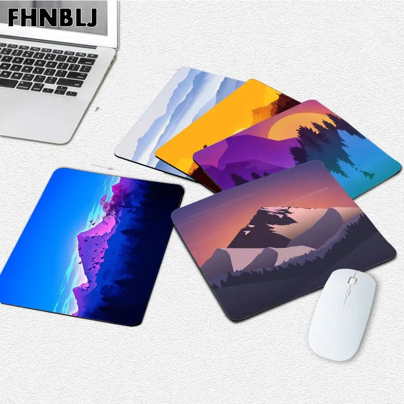 

Anime Mountain Sunset DIY Table Mat Student Mousepad Computer Keyboard Pad Games Pad Desk Mat Office Desk Accessories