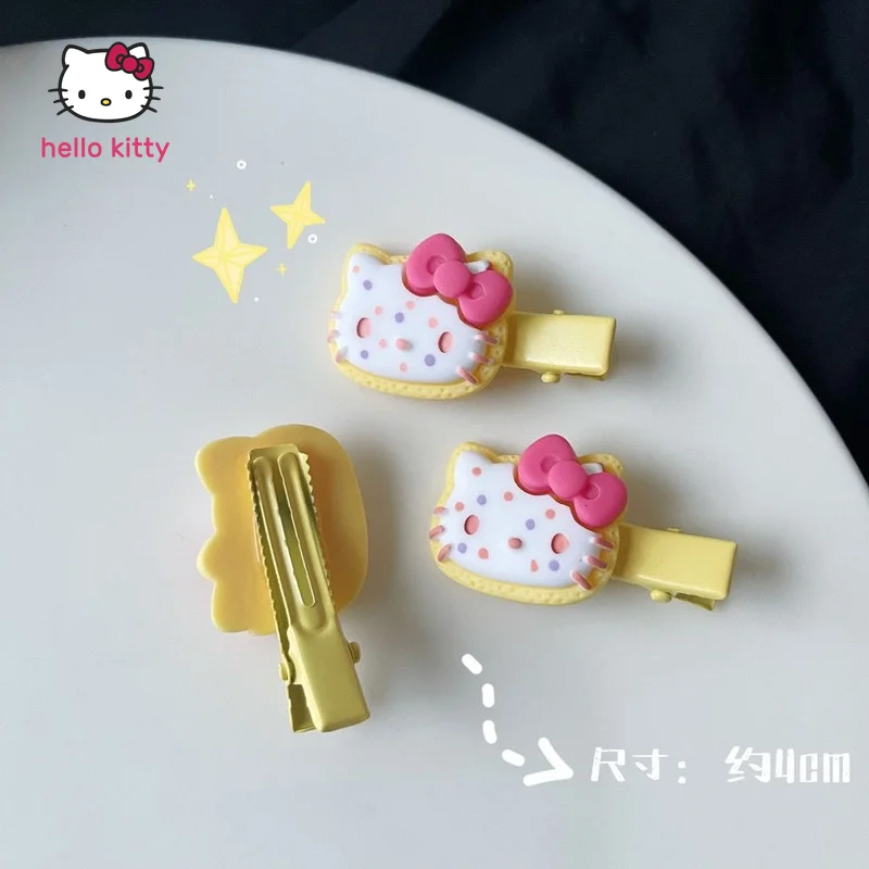 

Женская заколка для волос с красным бантом Hello Kitty