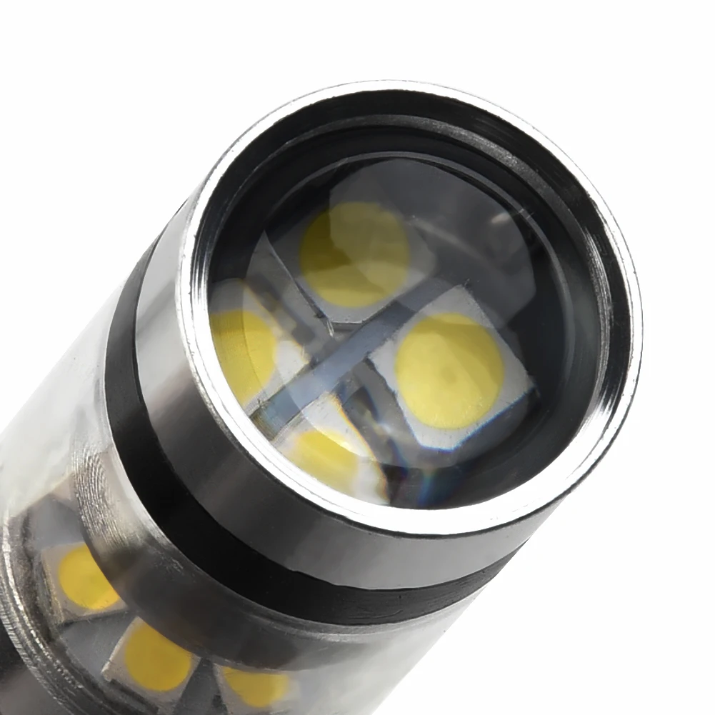 

2pcs H1 100W LED White 12-24V 20-SMD Projector Fog Driving DRL Light Bulb 6000K High Quality And Durable