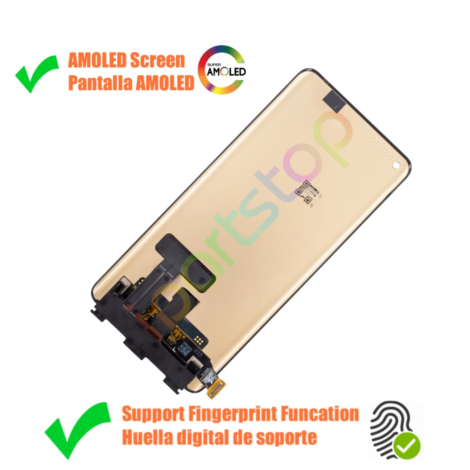 Фото Новый дисплей iParts для Oppo Reno6 Pro 5G (PEPM00, CPH2249) и Reno 6 Pro+ (PENM00) в сборе с AMOLED-экраном и тачскрином, OEM №4