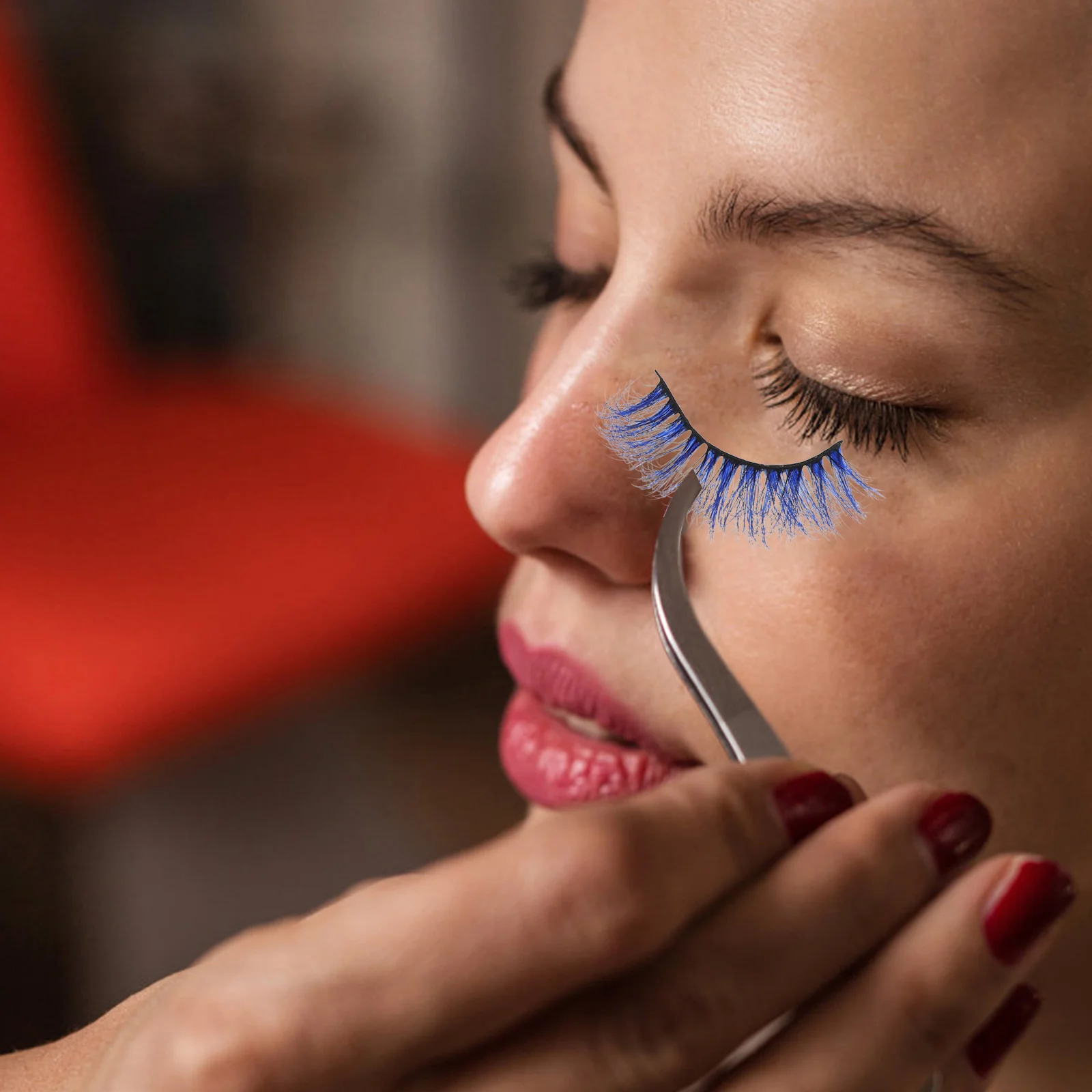 5-шт. Носилки для наращивания ресниц. Дизайнерские накладные ресницы с клеем в