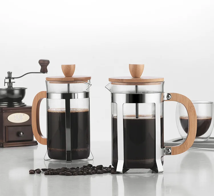 Coffee Glass Press Pot 350/600/800ML Press Pot Press Filter 