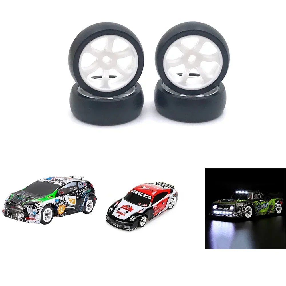 4 шт. жесткие пластиковые шины для дрифта колеса Wltoys 284131 K969 K989 P929 Mini-Z Mini-Q Mini-D 1/28