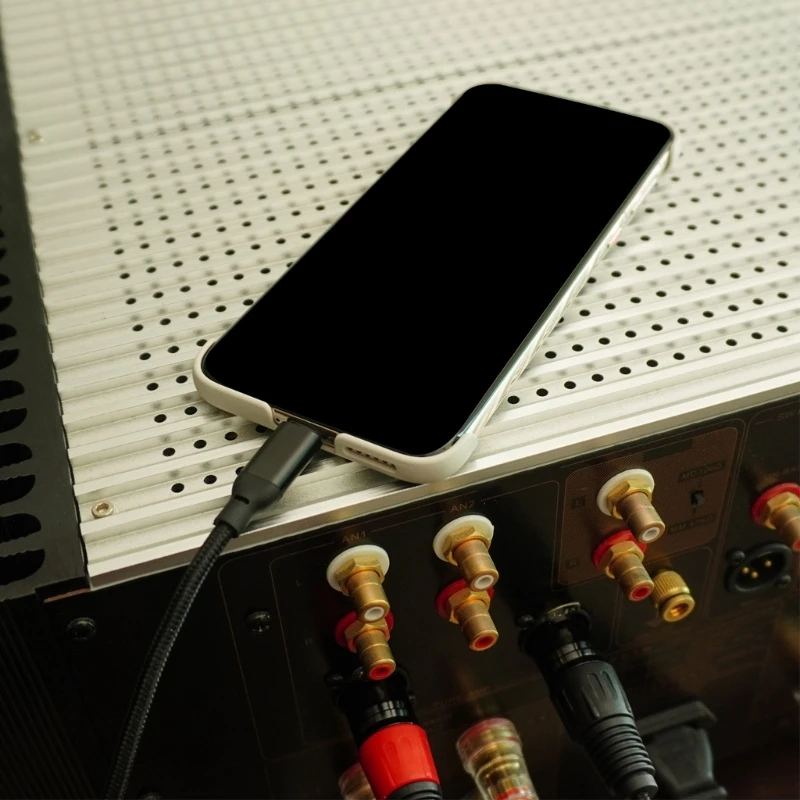 USB C на двойной 3-контактный стерео Aux-кабель профессиональный адаптер конвертера
