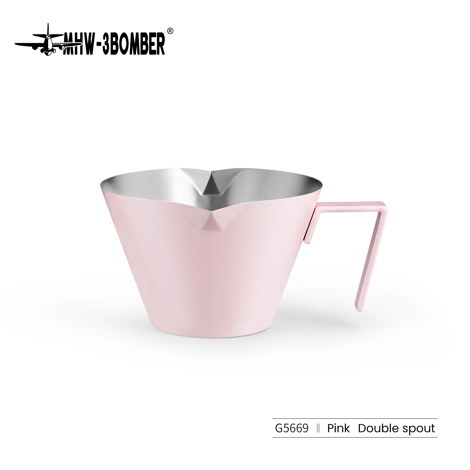 

Мерные Чашки Для Эспрессо MHW-3BOMBER, 100 Мл, С Одинарным/двойным Носиком, Из Нержавеющей Стали, С Ручкой