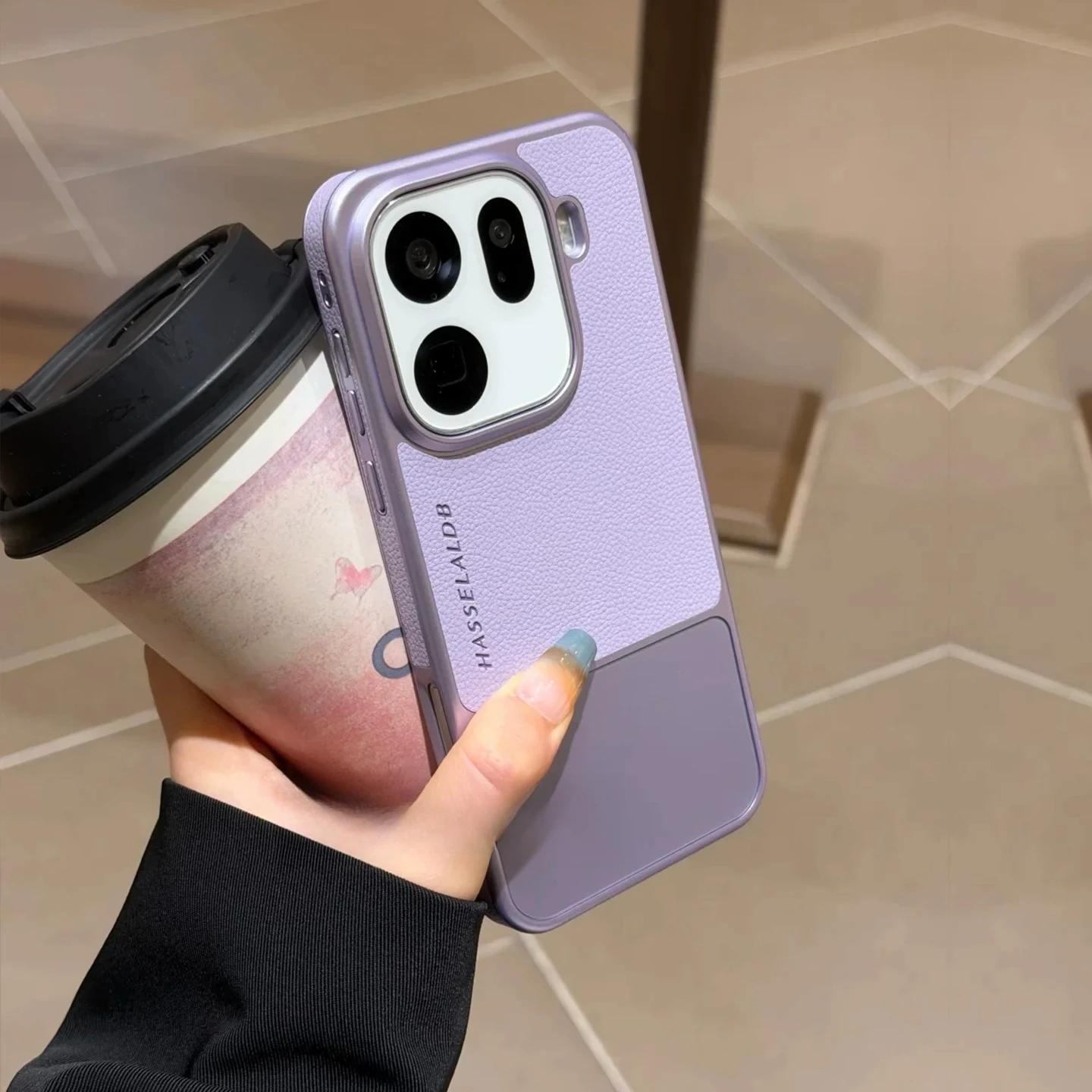 Фото Чехол для OPPO Find X9 Pro из матовой искусственной кожи с текстурой личи, противоударный, для OPPO Find X9 5G, бампер-накладка №1