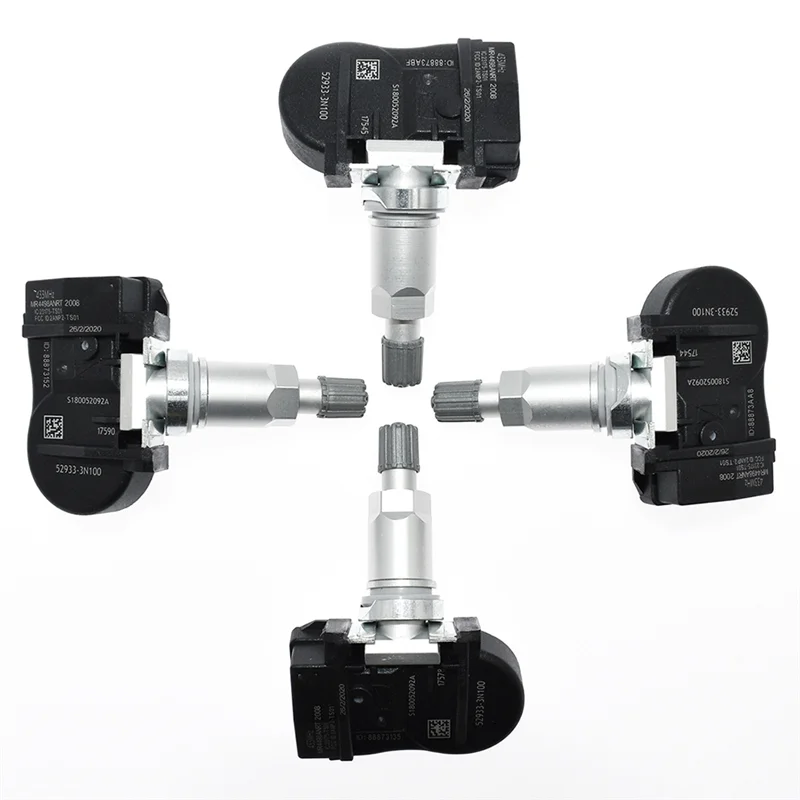 

4PCS TPMS Tire Pressure Monitor Sensor 52933-3N100 529332M650 S180052092C for Hyundai Accent Kia Sorento 433MHZ