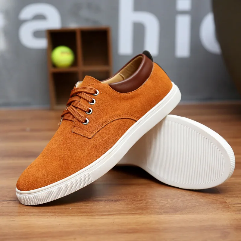 

large size 38-49 High Quality Mens Casual Shoes Genuine Leather Lace Up Brand Platform Flat Oxford Shoes for Men Trendy Sneakers