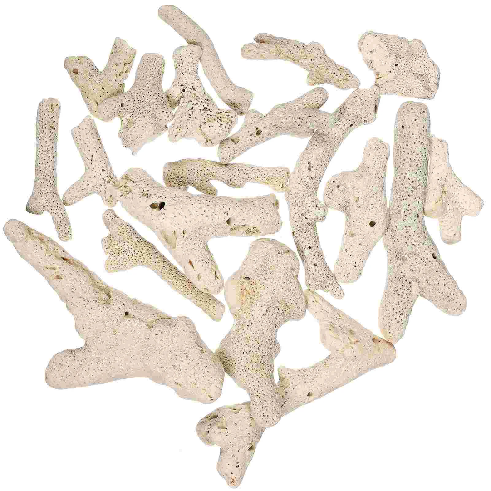 

3 -10CM500g Pond Coral Bone Stone Decoration Decorate Fish Tank Landscape Accessories Filter