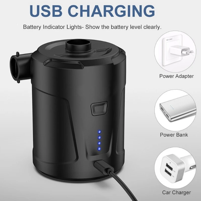 Электрический воздушный насос портативный беспроводной компрессор аксессуары