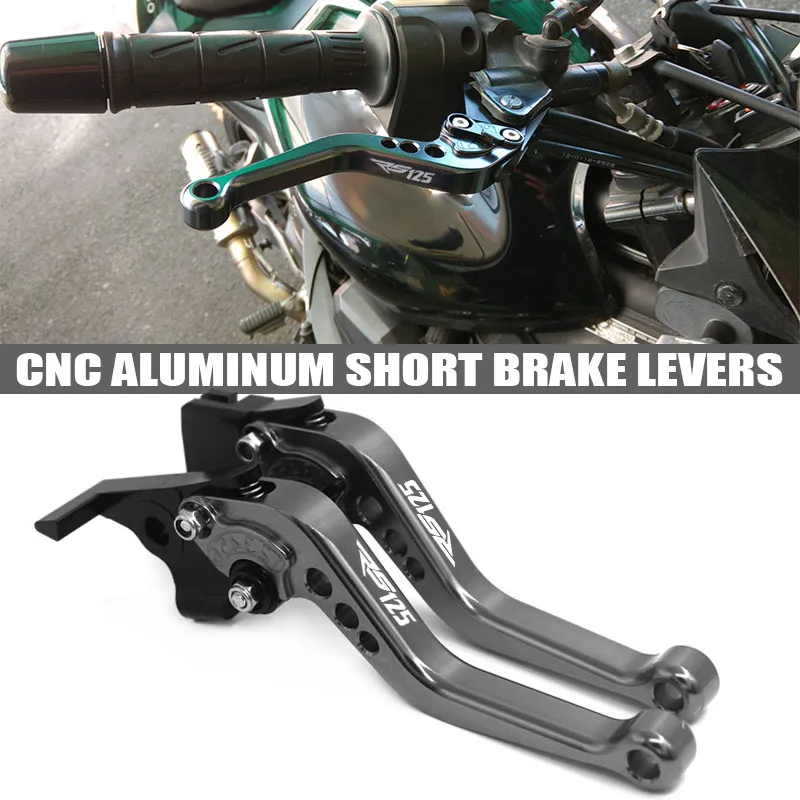 

FOR Aprilia RS125 RS 125 1996-2005 2004 2003 2002 Motorcycle Accessories CNC Aluminum Short Brake Levers