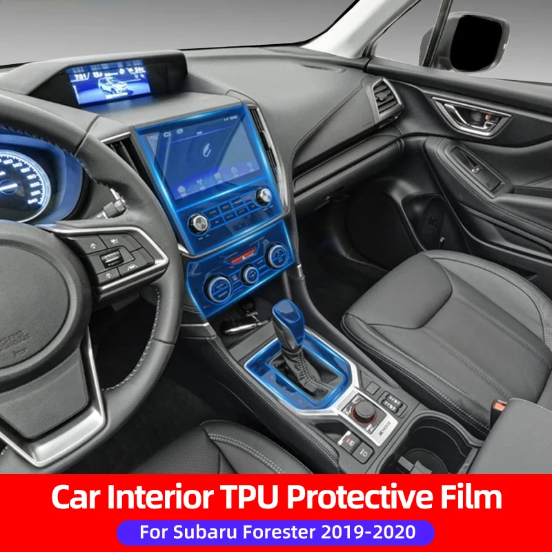

Центральная консоль автомобиля, прозрачная фотопленка для Subaru Forester 2019-2020, пленка для ремонта и защиты от царапин