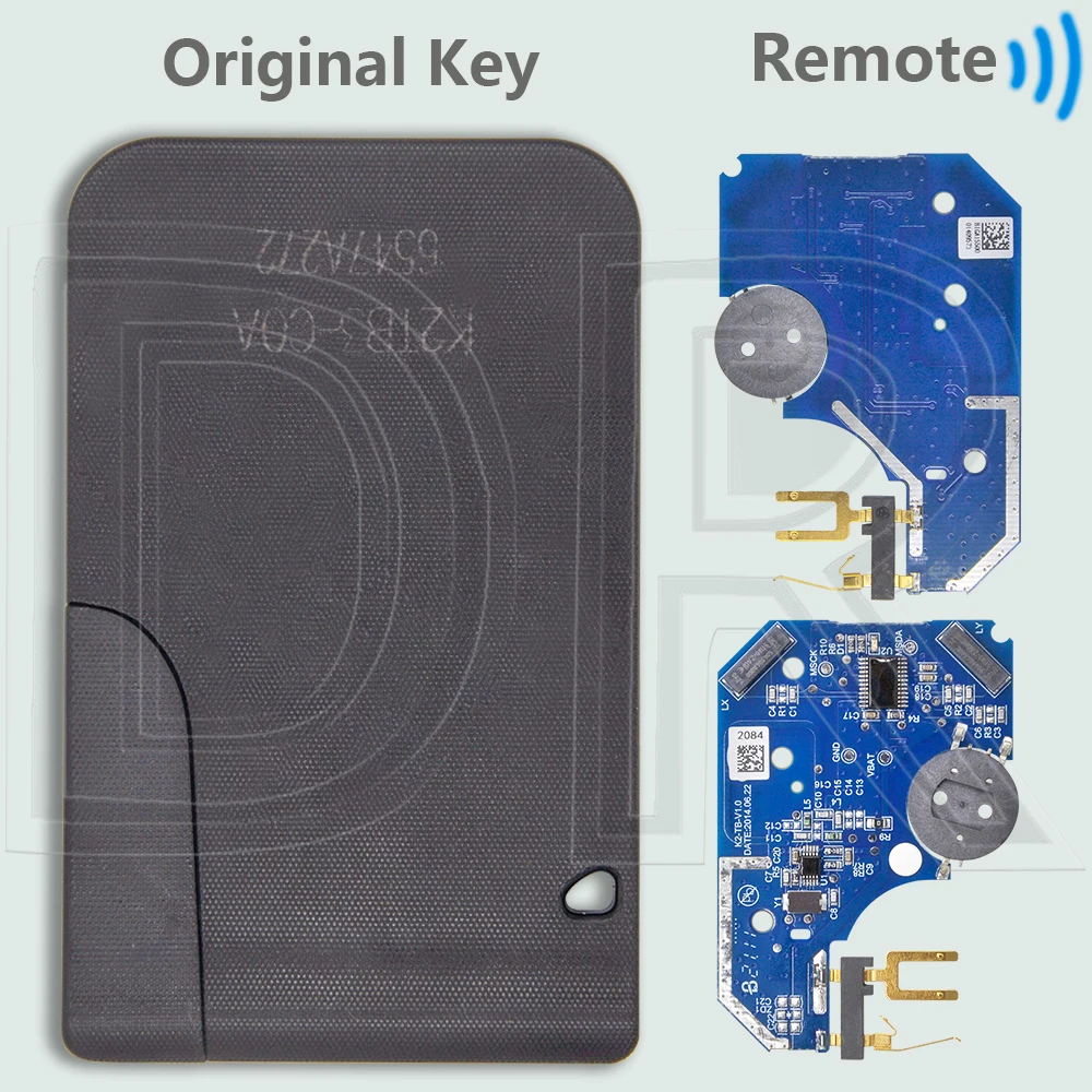 

Оригинальная смарт-карта DR K2TB3-C0A, автомобильный дистанционный ключ для BYD S6 S7 F3 G3 L3 G5 G6