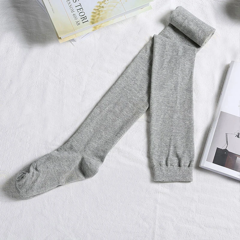 Thigh High Sock Tights High Long Stockings Tall Person High Socks All-match Hosiery Winter Autumn Over Knee Lengthen Solid Color