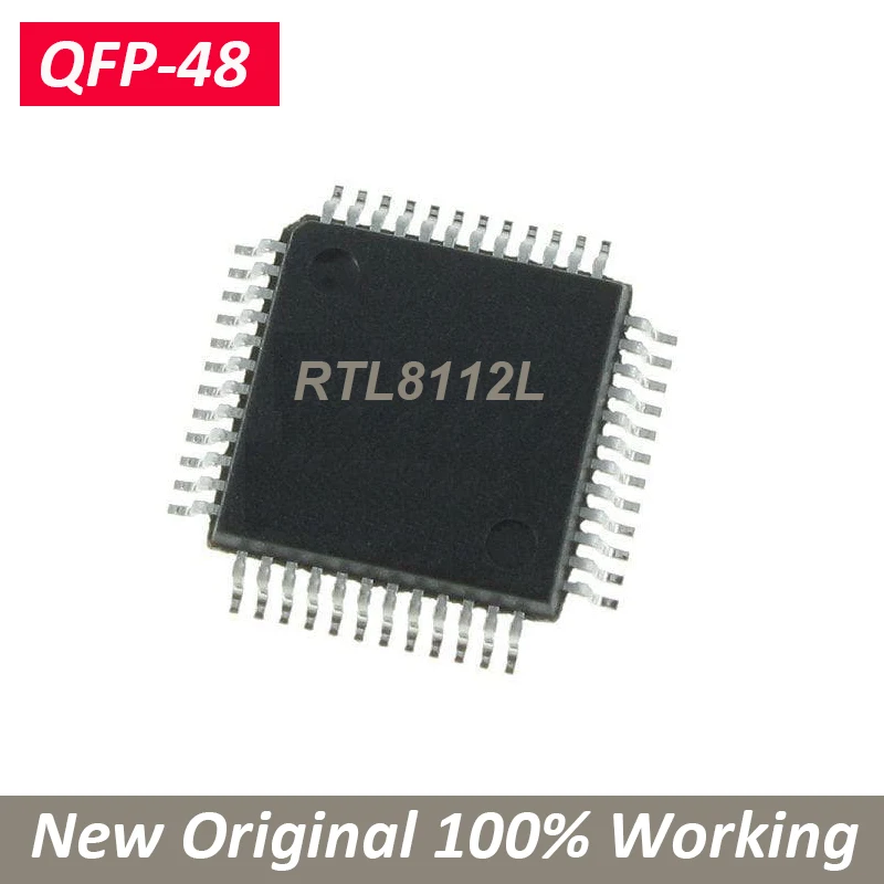 

(10 шт.)/лот 100% новый RTL8112L QFP-48 чипсет