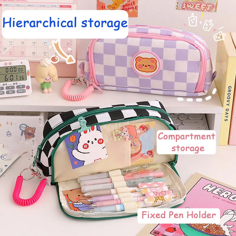 Box Large Capacity Pencil Case Japanese And Korean Stationery School Supplies