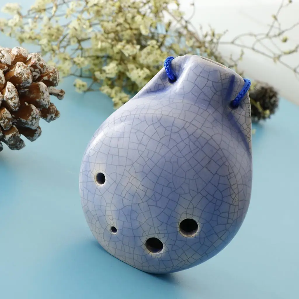 Ocarina коллекционный сувенир 6 отверстий альт настроенный музыкальный инструмент
