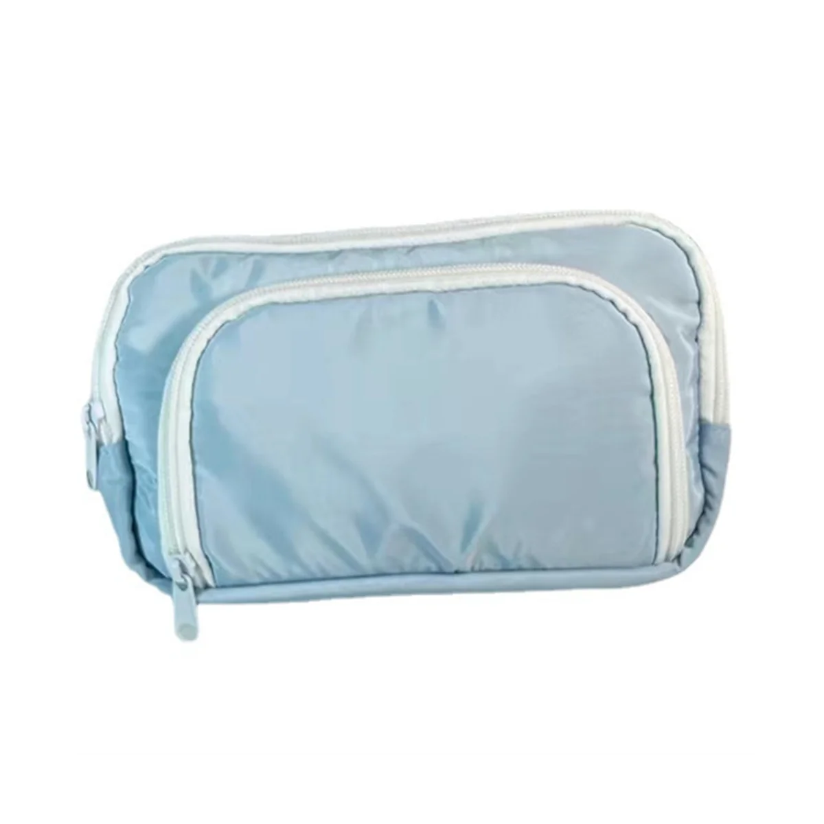 

Student Pencil Bag Ins Large-Capacity Simple Front Window Stationery Box Girl Cosmetic Bag