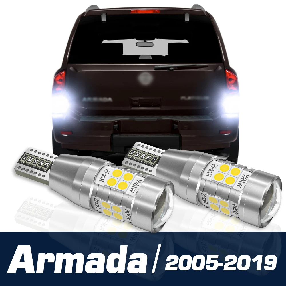 

2pcs LED Reverse Light Backup Bulb Canbus Accessories For Nissan Armada 2005-2019 2006 2007 2008 2009 2010 2011 2012 2013 2014