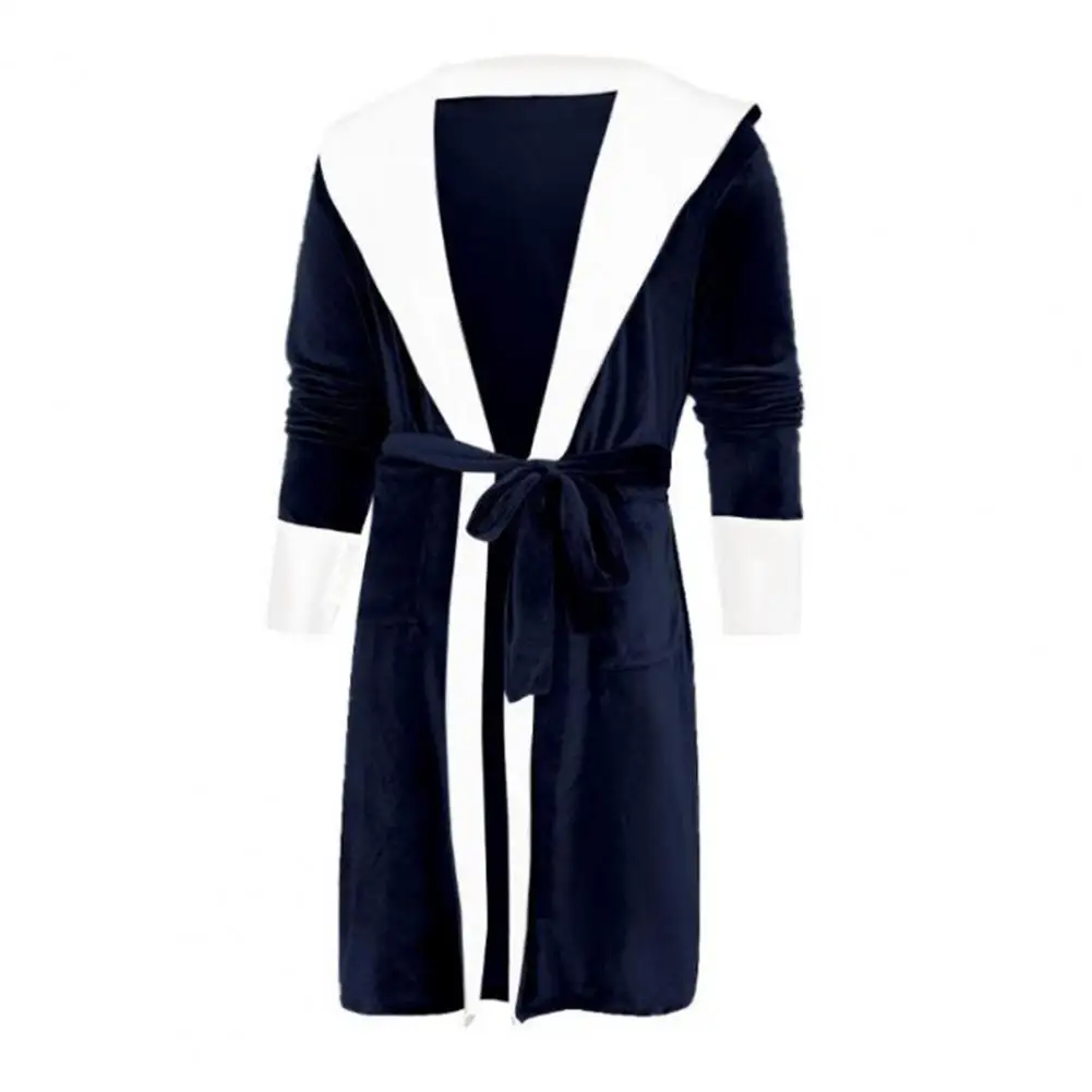 

Stylish Lady Bathrobe Thicken Loose Heat Retention Autumn Winter Nightgown Hat Women Winter Nightie for Bedroom