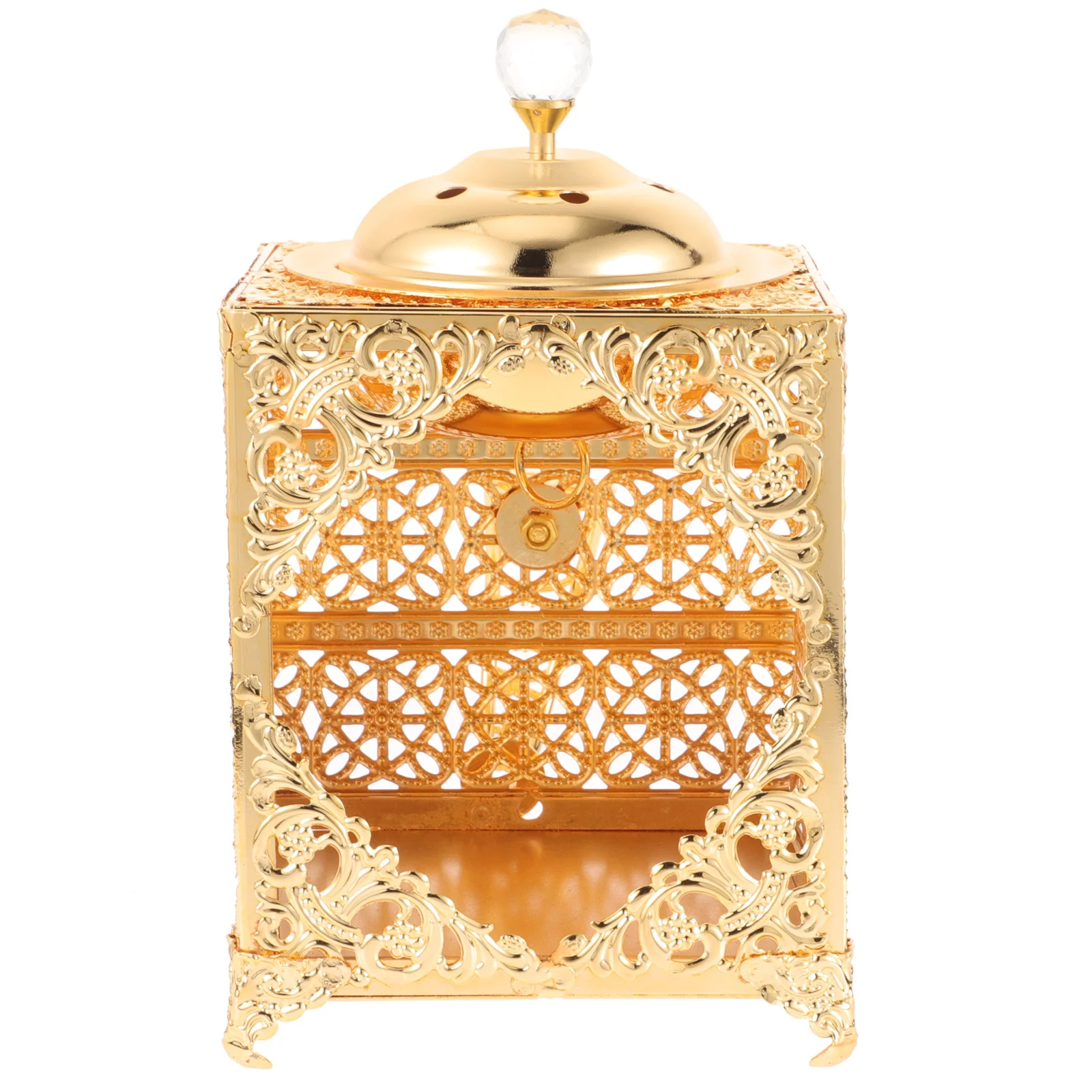 

Hollow Censer Retro Holder European Style Burner Desktop Burner
