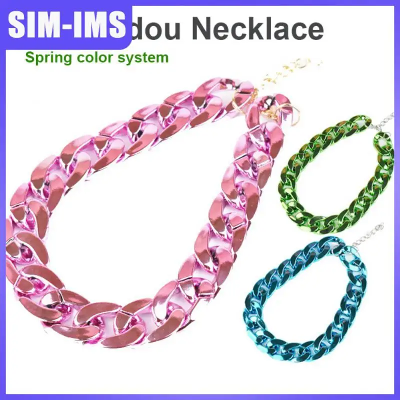 

Adjustable Dog Collar Plated Plastic Durable Pet Necklace For Medium Large Dogs Bulldog Training Collars Pets Accessories