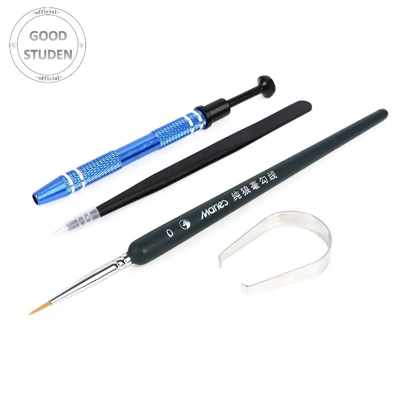 

4pcs/set High Quality Lube Brush Tweezer Switch Stem Holder Lube Tool Collection For Mechanical Keyboard