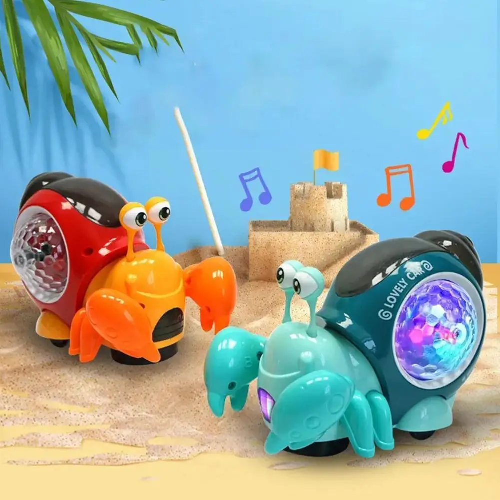 

Детские игрушки-крабы для ползания с музыкой, искусственная фантазия, интерактивные музыкальные игрушки для детей, танцующие игрушки для ползания, движущиеся игрушки для малышей L7H5
