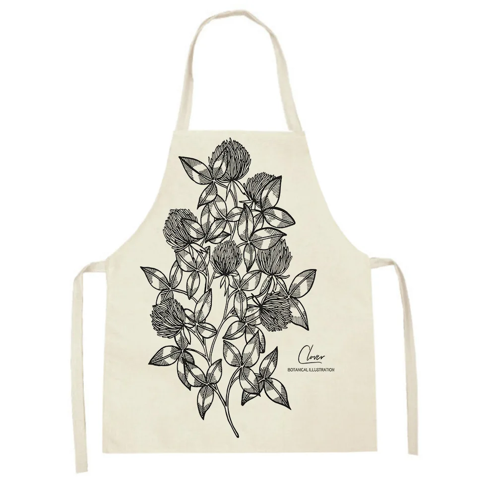 

Новинка 2023, маленький яркий фартук из искусственной кожи, маленький цветочный фартук для защиты от грязи, без рукавов, водонепроницаемый, ма...