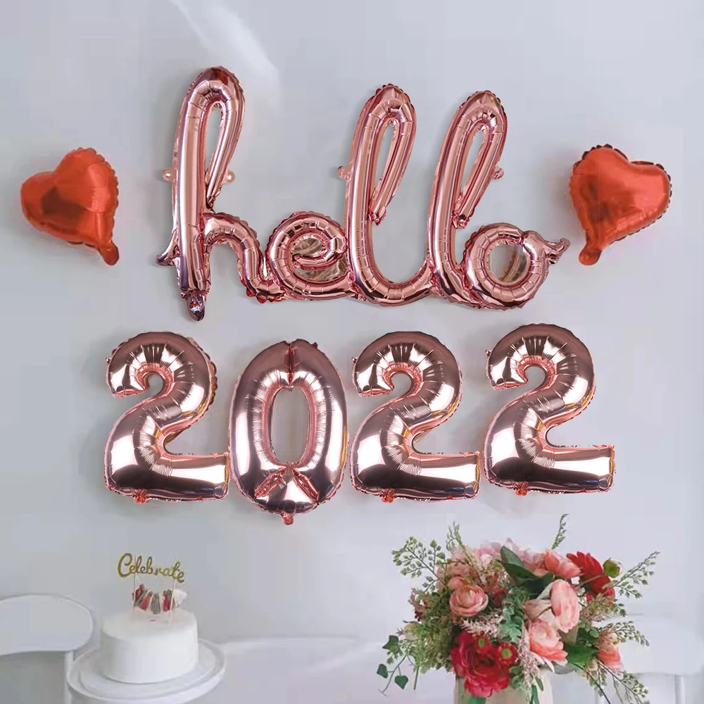 

1 шт. украшение для вечеринки письмо Привет Фольгированные шары подарок на день рождения воздушный шар Baby Shower воздушные шары вечерние возду...