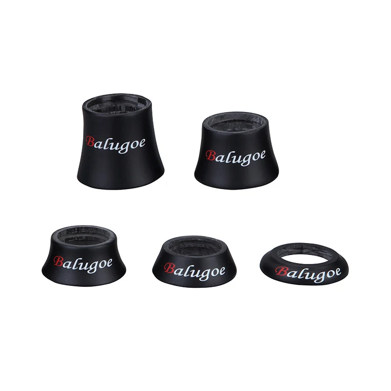 

28.6mm Tapered Bike Front Fork Spacers Flared Full Carbon Fibre Road MTB Mountain Bicycle Stem Washer Gasket 10/15/20/30/40mm