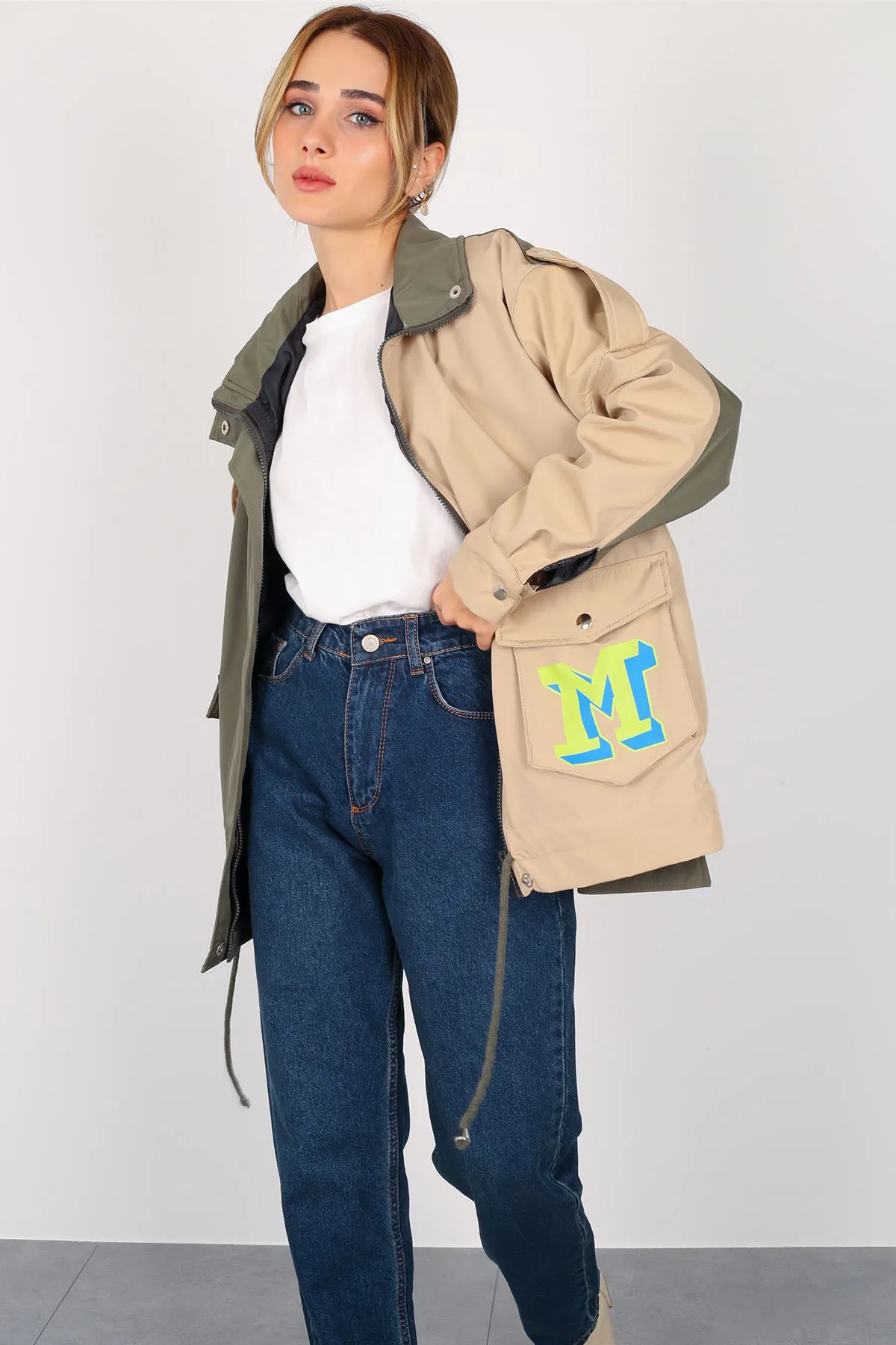 

Facette Women 2021197093 Multicolour Color Block Raincoat