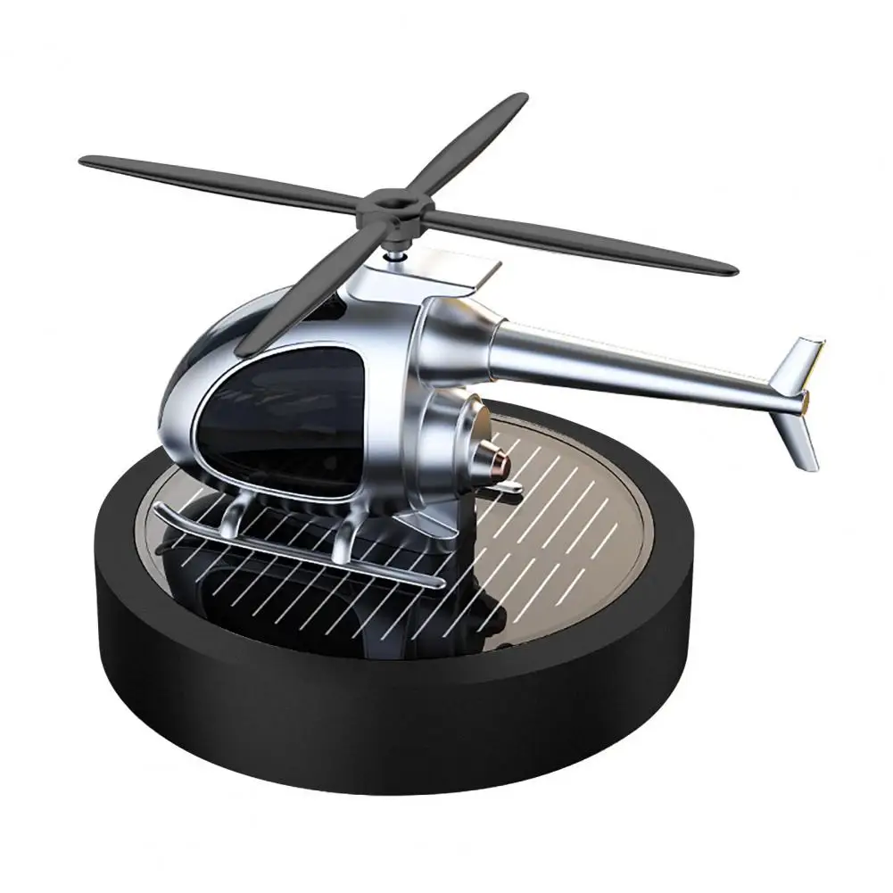 

10ml Car Air Freshener Aromatherapy Helicopter Ornament Solar Design Power Auto Car Rotate Aroma Car Interior Accessories